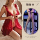 Burgundy + Black Fishnet Stockings