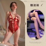 Red + Black Stockings