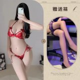 Red + Black Stockings