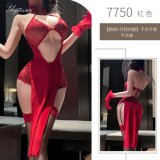 Red cheongsam