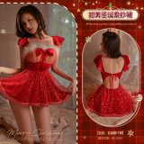 Red Christmas dress + T-shirt
