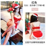 1169 Red [Includes dress + thong + hat]