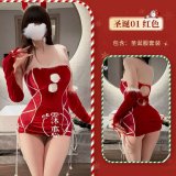 Burgundy (dress + invisible bra strap + gloves * 2)