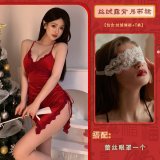 Red + Lace Eye Mask