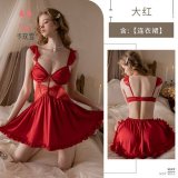 Bright red (coat + dress)
