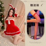 Red + Red Fishnet Stockings