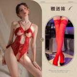 Red + red stockings