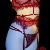 1012 Red + Red Stockings