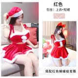 1194 Red headband with red sequined bow