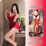 Red + matching stockings