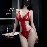 Burgundy + red stockings