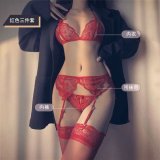 Red three-piece set