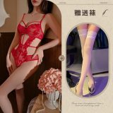 Red and white stockings