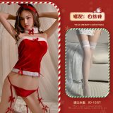 Red and white stockings