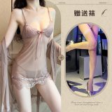 Red bean paste + white fishnet stockings