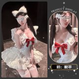 Cherry Blossom and Jasmine Knot ~ [Apron + Tutu + Eye Mask]