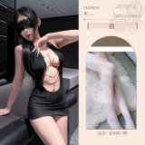 Secretary [Secretary outfit + bra chain + white stockings]