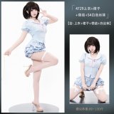 4729 [Top + Skirt + Bow Tie + White Stockings]