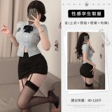 Top + Skirt + Underwear + Bow Tie