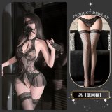 Burning rabbit naughty~ + black fishnet stockings