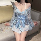 Sky blue (includes bra and thong)