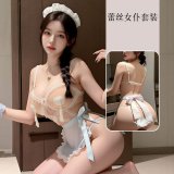 Sweet Maid Outfit [Maid Dress + T-shirt + Bracelet + Headband]