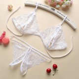 Three-piece bra - white