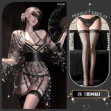 Tokyo anime * Black + Black fishnet stockings