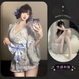Tokyo Girl - Blue + White Stockings