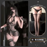 Burning rabbit naughty~ + black brimless stockings