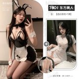 [Ancient Style Temptation] Bunny Ear Maid (with stockings) + Oriental Beauty