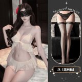 Uniform + Black Fishnet Stockings