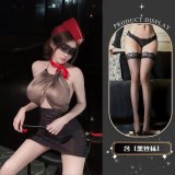 Uniform + Black Stockings