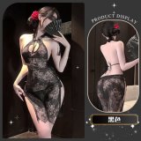 Wanwan's Garment* Black [Cheongsam + T-shirt]