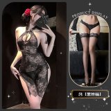 Wanwan Zhishang* Black + Black Stockings