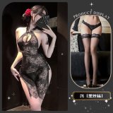 Wanwan Zhishang* Black + Black Stockings