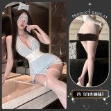 Warm and cozy blue and white bodysuits