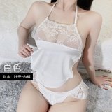 White bellyband + underwear