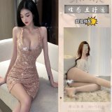 Picture set + white open-crotch socks