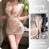 White + open-crotch socks