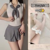 Picture set + white bow-tie stockings