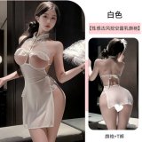 White (including: cheongsam + T-shirt)