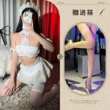 Picture set + white fishnet stockings