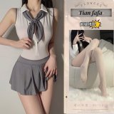 Picture set + white fishnet stockings