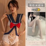 Image color + white fishnet stockings