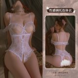 6921183362454 White [Single-piece bodysuit]