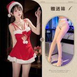 Image style + white open-crotch socks