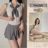 Picture set + white open-crotch socks