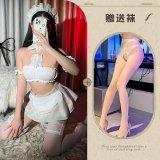 Picture set + white open-crotch socks