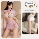 Picture set + white open-crotch socks